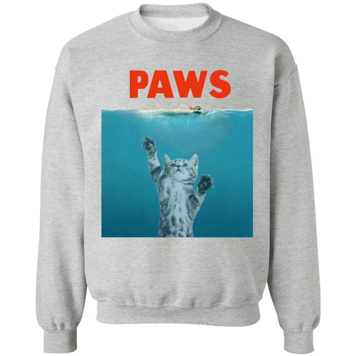 Paws Hoodie - Cat Kitten Meow Parody T Shirt Zipped Hoodie - Teechipus