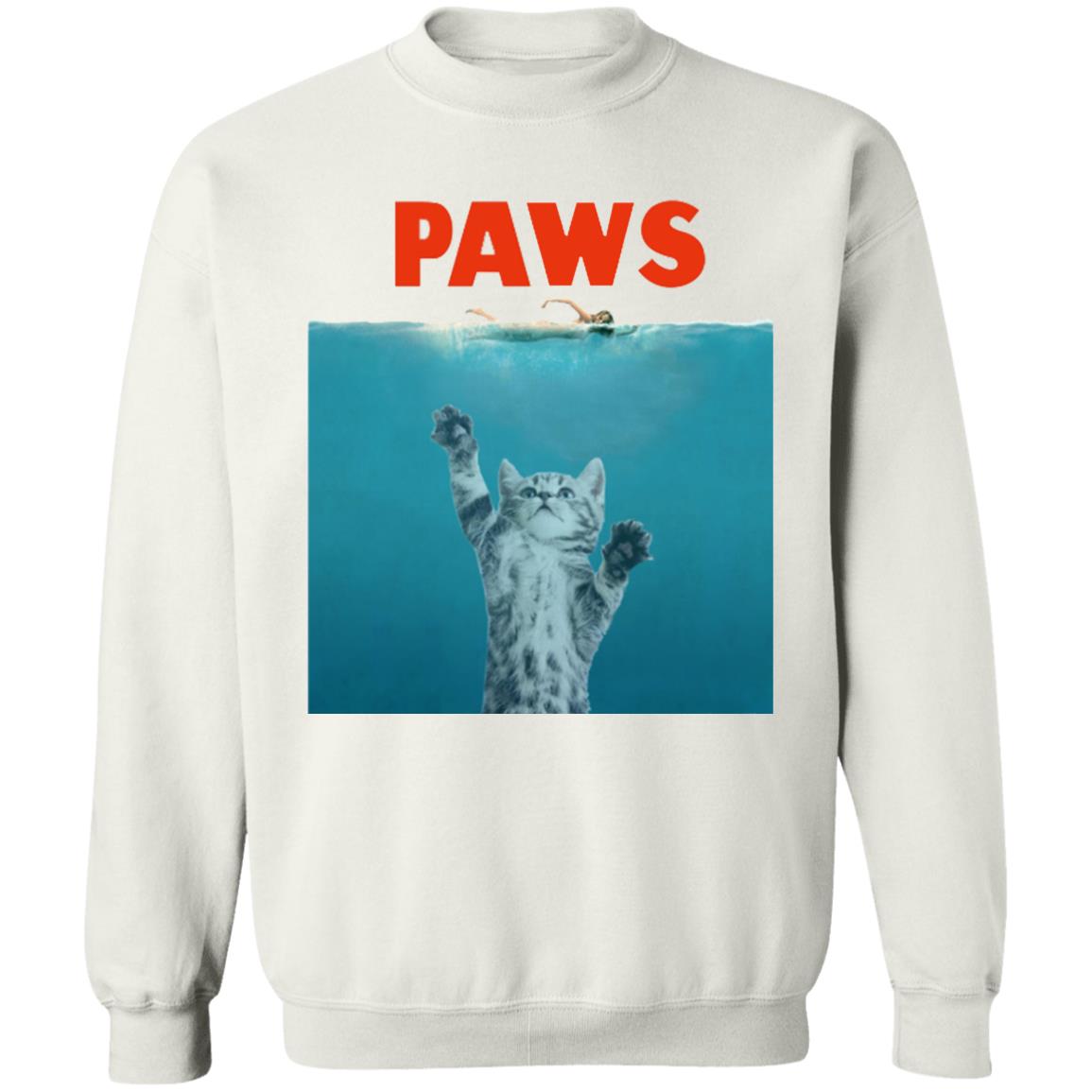Paws Hoodie - Cat Kitten Meow Parody T Shirt Zipped Hoodie - Teechipus