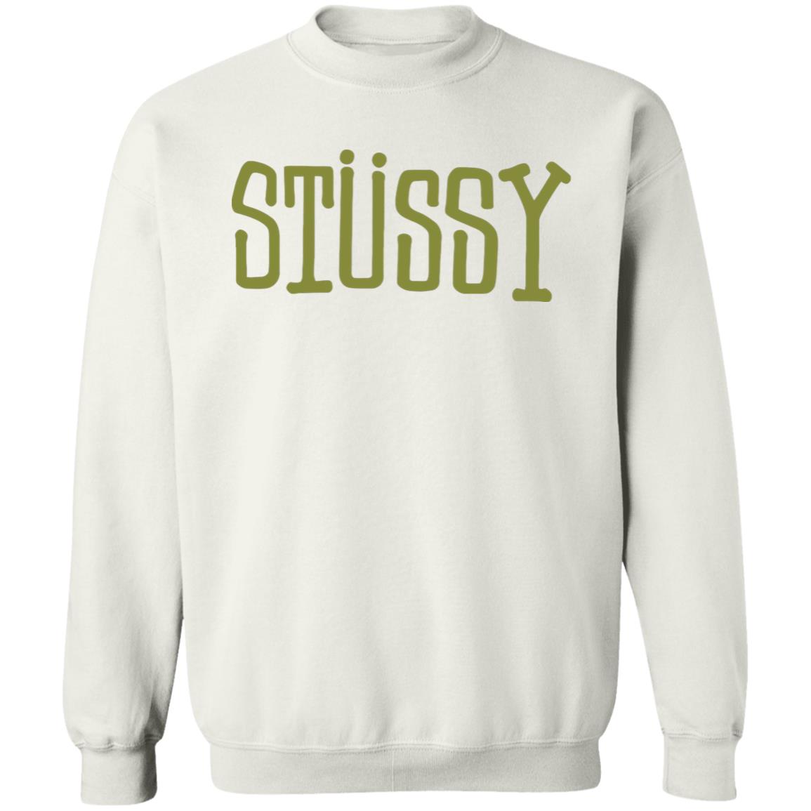BLOCK TYPE CREW Stussy Crewneck Sweatshirt - Teechipus