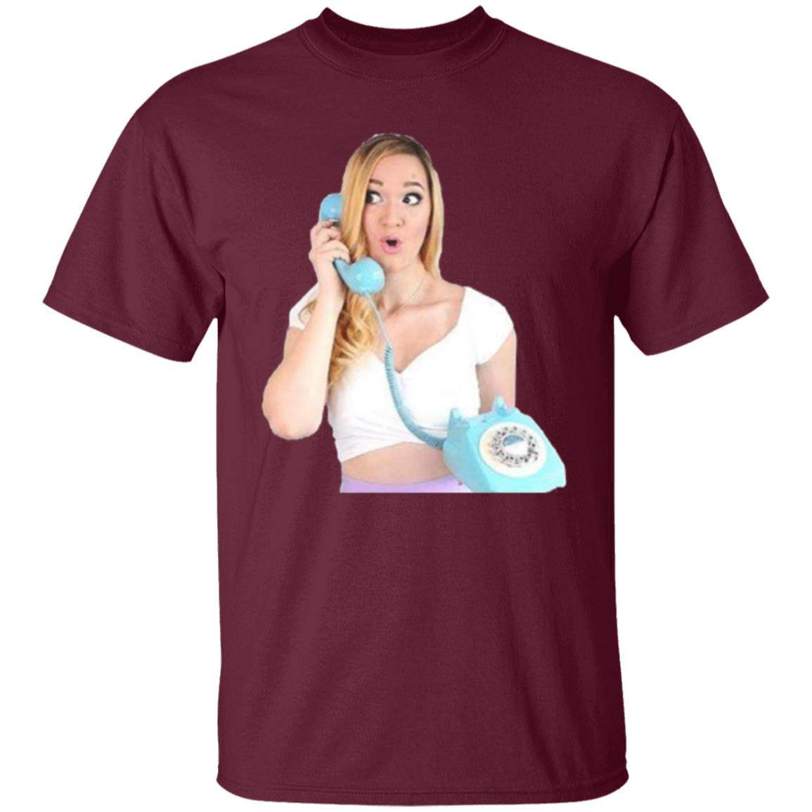 Alisha Marie On The Phone T Shirt - Teechipus