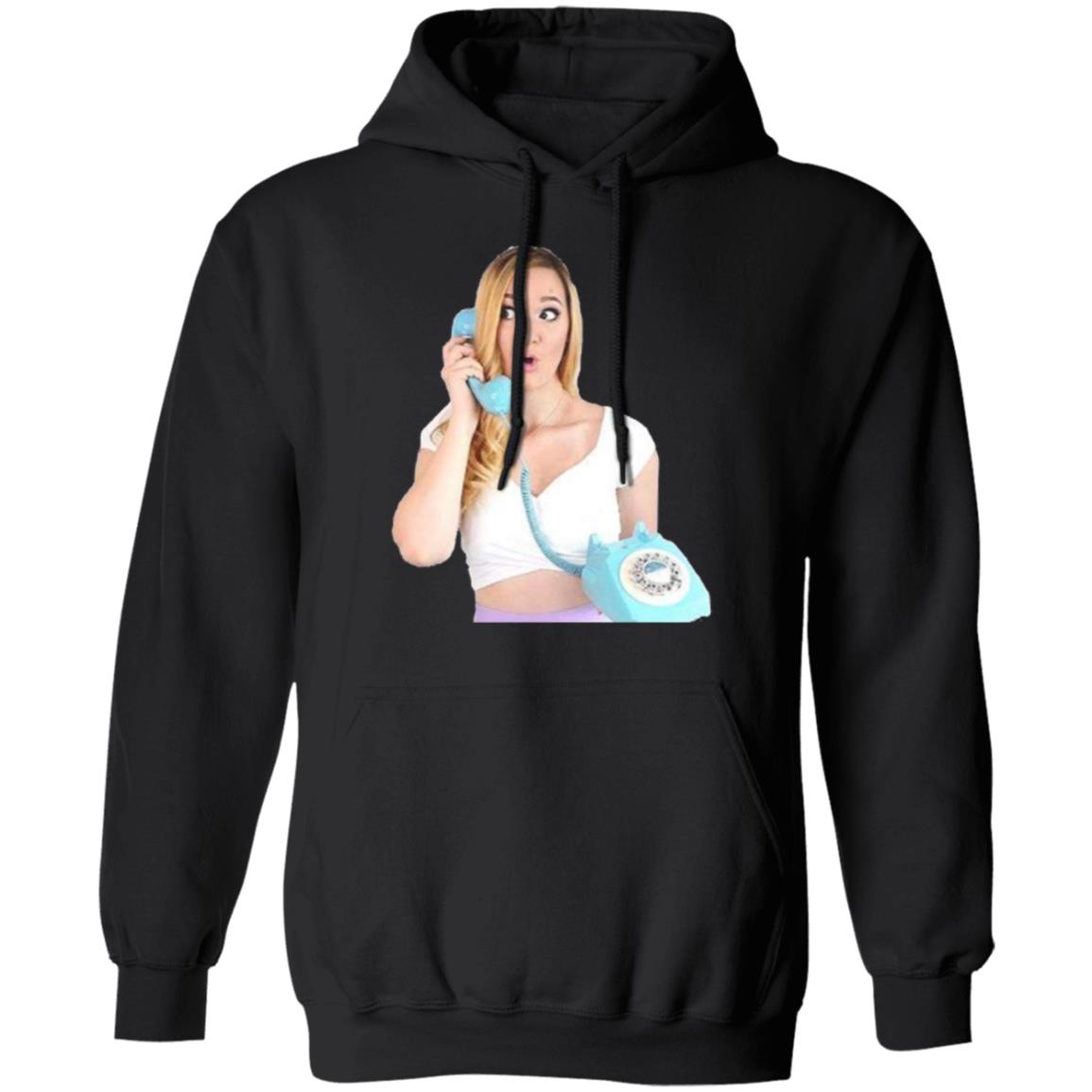 Alisha Marie On The Phone T Shirt - Teechipus