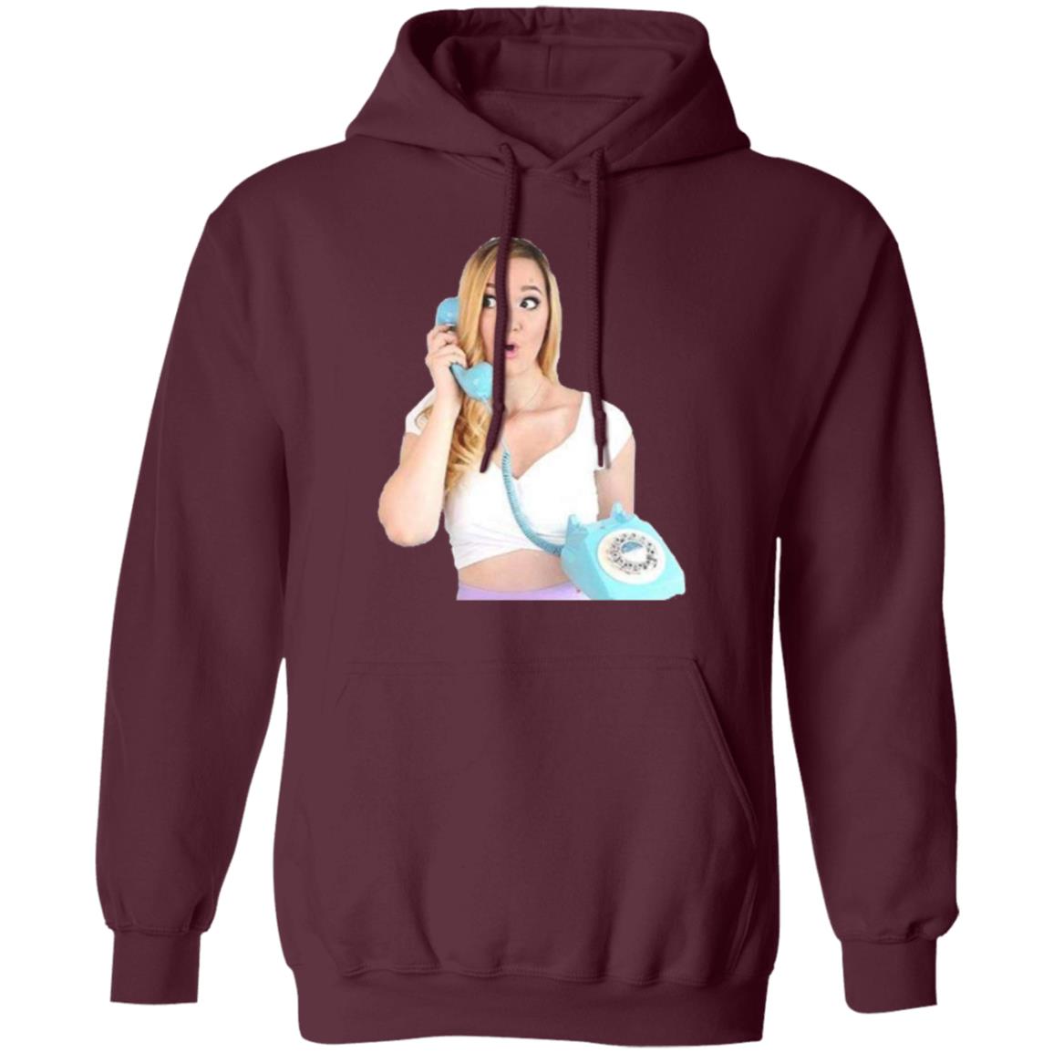 Alisha Marie On The Phone T Shirt - Teechipus