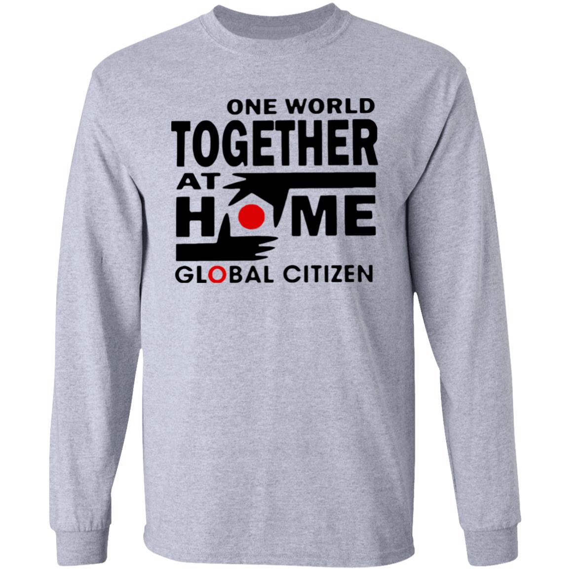 One World Together At Home Global Citizen T Shirt - Teechipus