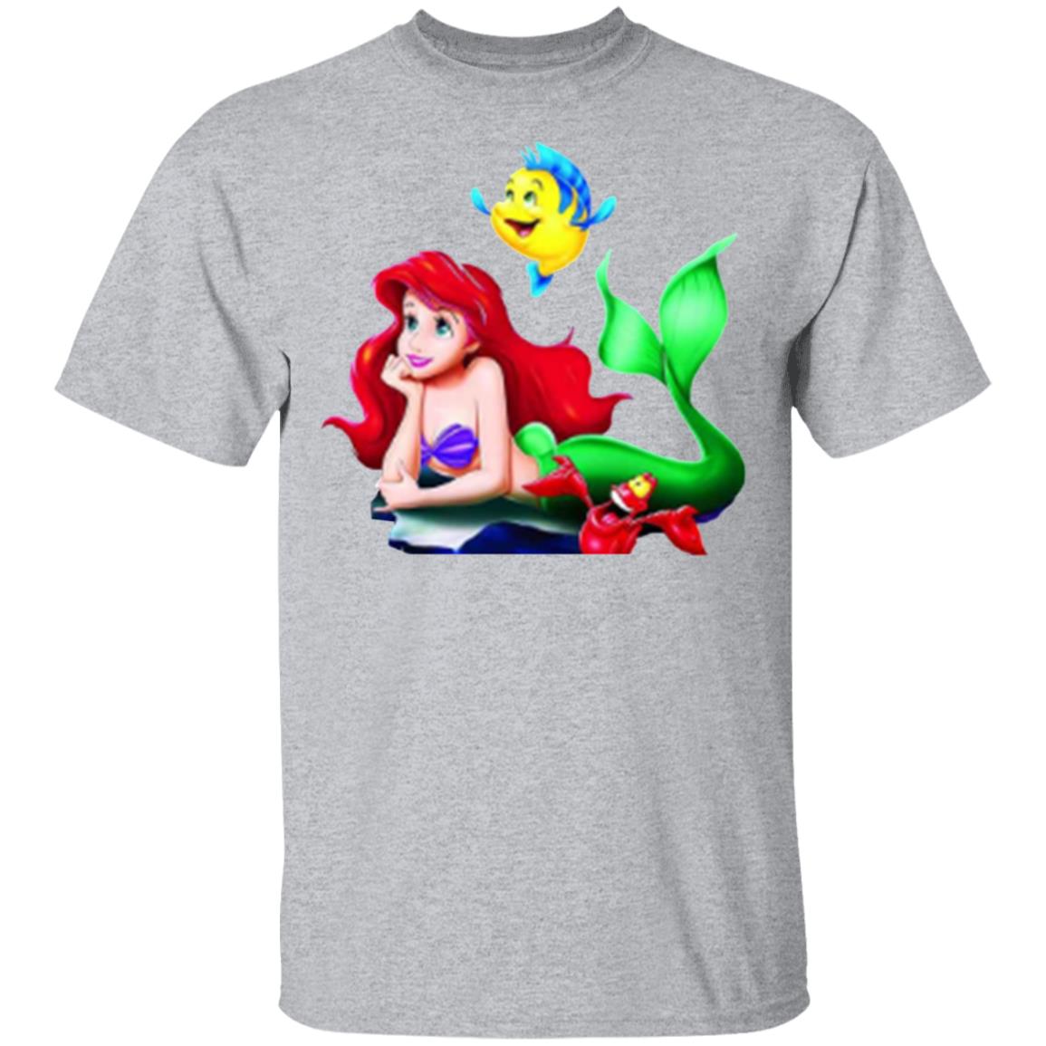 Ariel Little Mermaid T Shirt for men and women tshirt - Teechipus