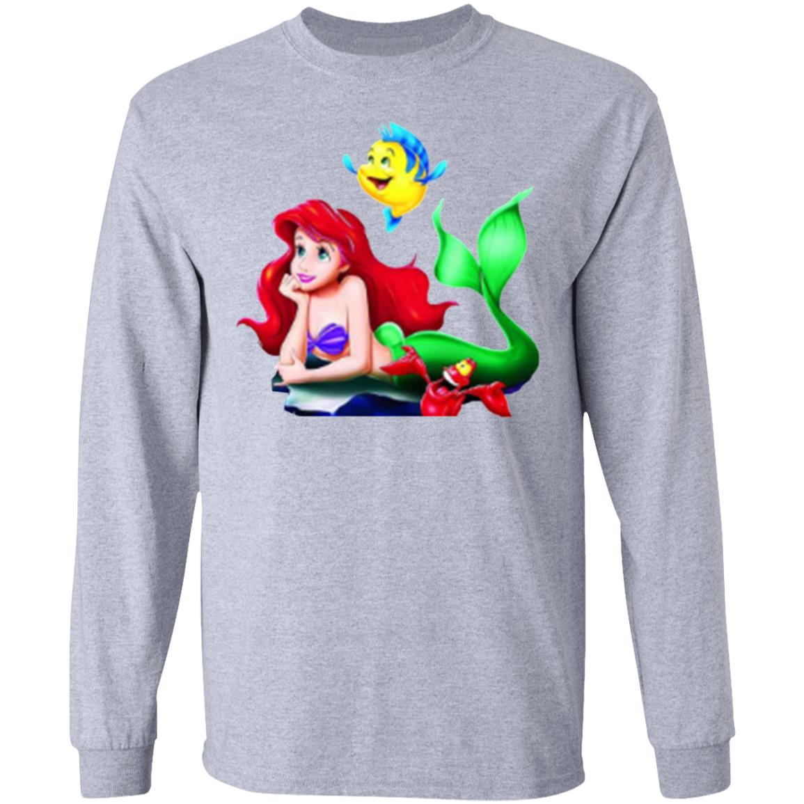 Ariel Little Mermaid T Shirt for men and women tshirt - Teechipus