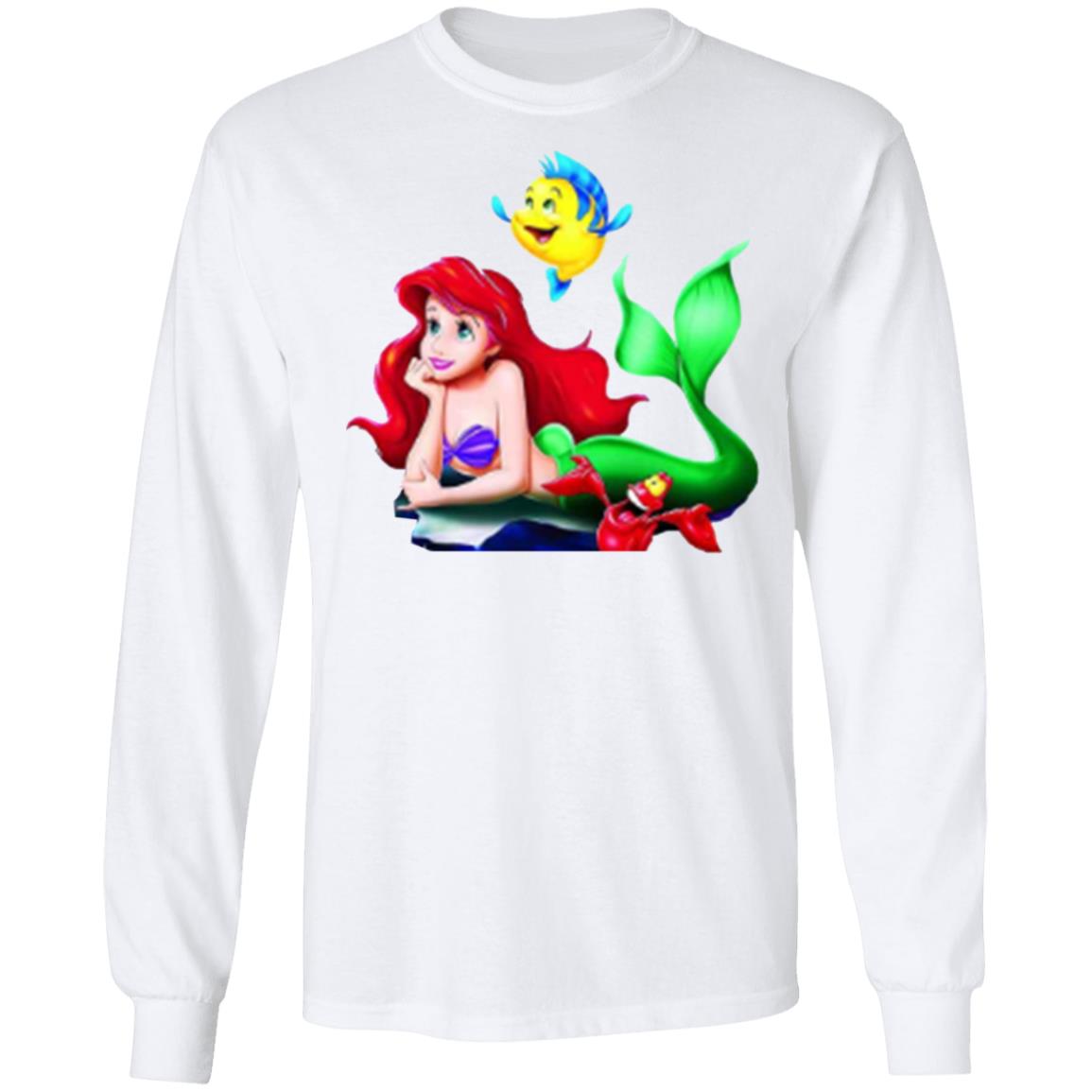 Ariel Little Mermaid T Shirt for men and women tshirt - Teechipus