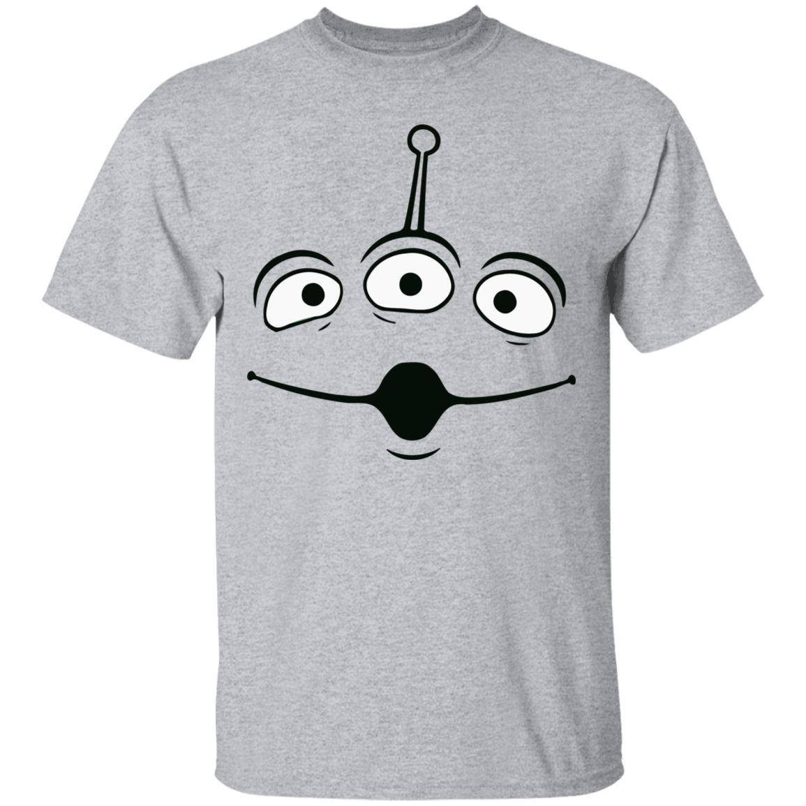 Disney Pixar Toy Story Alien Face Halloween Graphic T Shirt - Teechipus