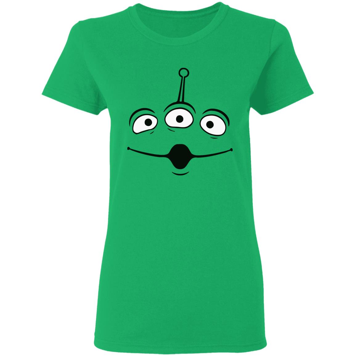 Disney Pixar Toy Story Alien Face Halloween Graphic T Shirt - Teechipus