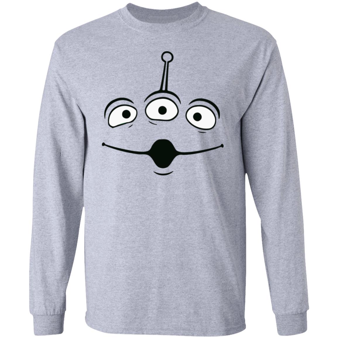 Disney Pixar Toy Story Alien Face Halloween Graphic T Shirt - Teechipus