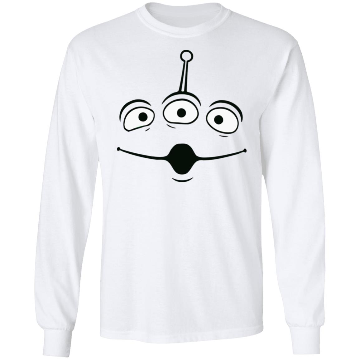 Disney Pixar Toy Story Alien Face Halloween Graphic T Shirt - Teechipus