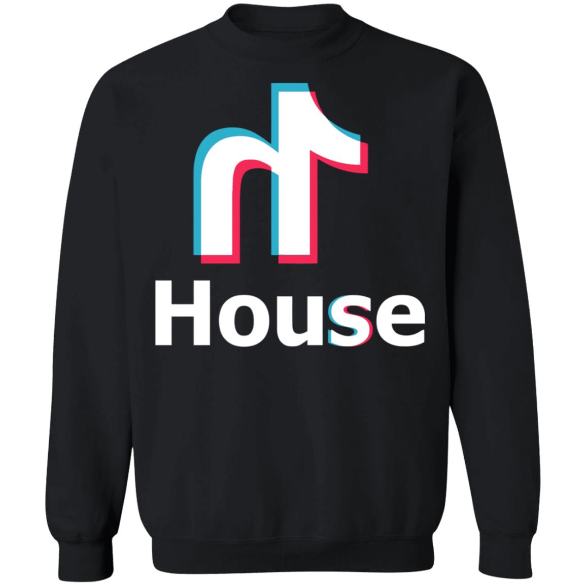 Hype house tiktok TShirt Black Hoodie Sweatshirt - Teechipus