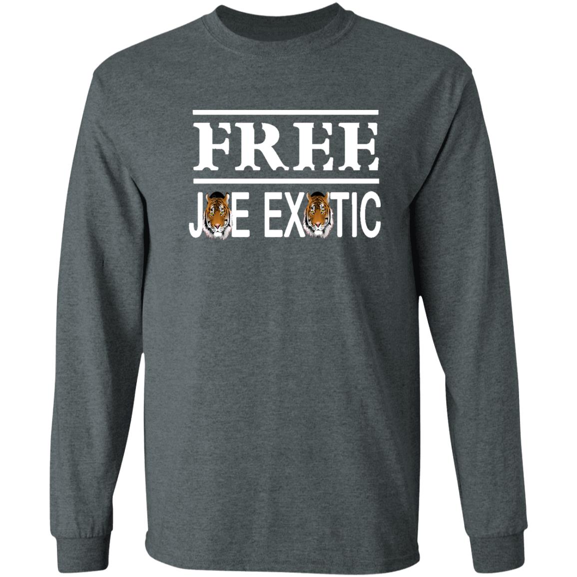 Free Joe Exotic Hoodie Long Sleeve T Shirt - Teechipus