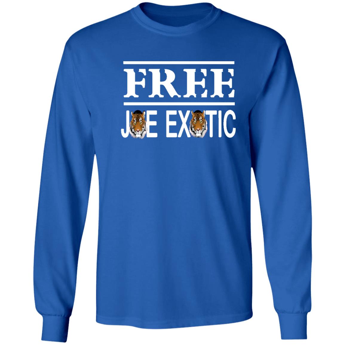Free Joe Exotic Hoodie Long Sleeve T Shirt - Teechipus