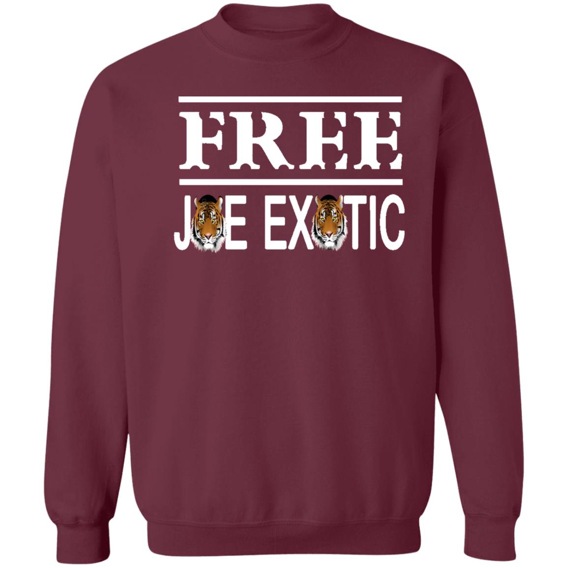 Free Joe Exotic Hoodie Long Sleeve T Shirt - Teechipus