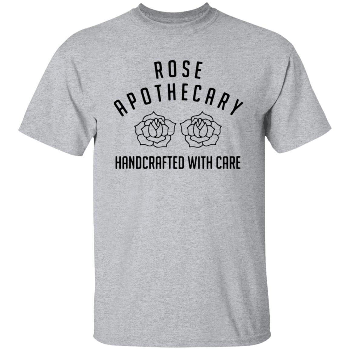 Rose Apothecary Handcrafted With Care Idea Rose Lover Hoodie Long Sleeve T Shirt - Teechipus