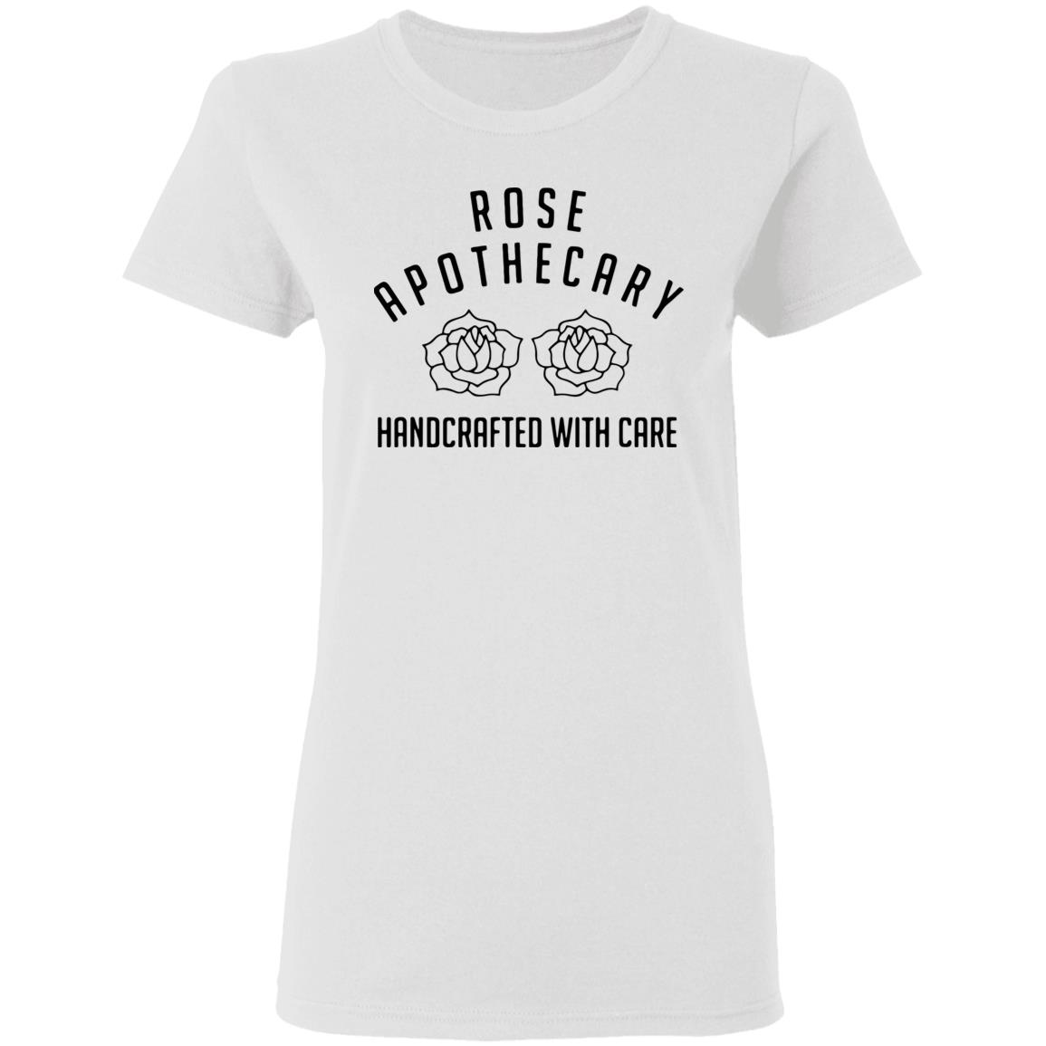 Rose Apothecary Handcrafted With Care Idea Rose Lover Hoodie Long Sleeve T Shirt - Teechipus