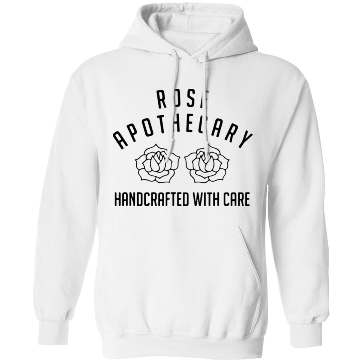 Rose Apothecary Handcrafted With Care Idea Rose Lover Hoodie Long Sleeve T Shirt - Teechipus
