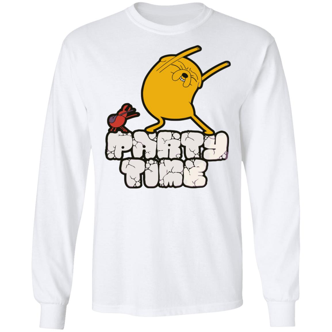 party time jake shirt white hoodie sweatshirt - Teechipus