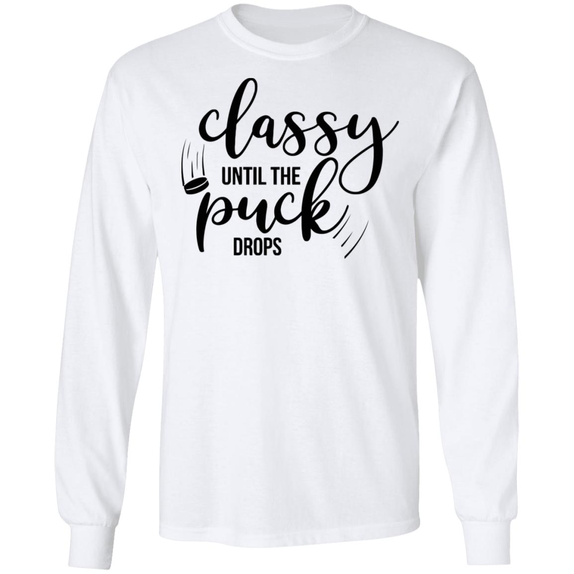 drop the puck shirt white hoodie sweatshirt - Teechipus