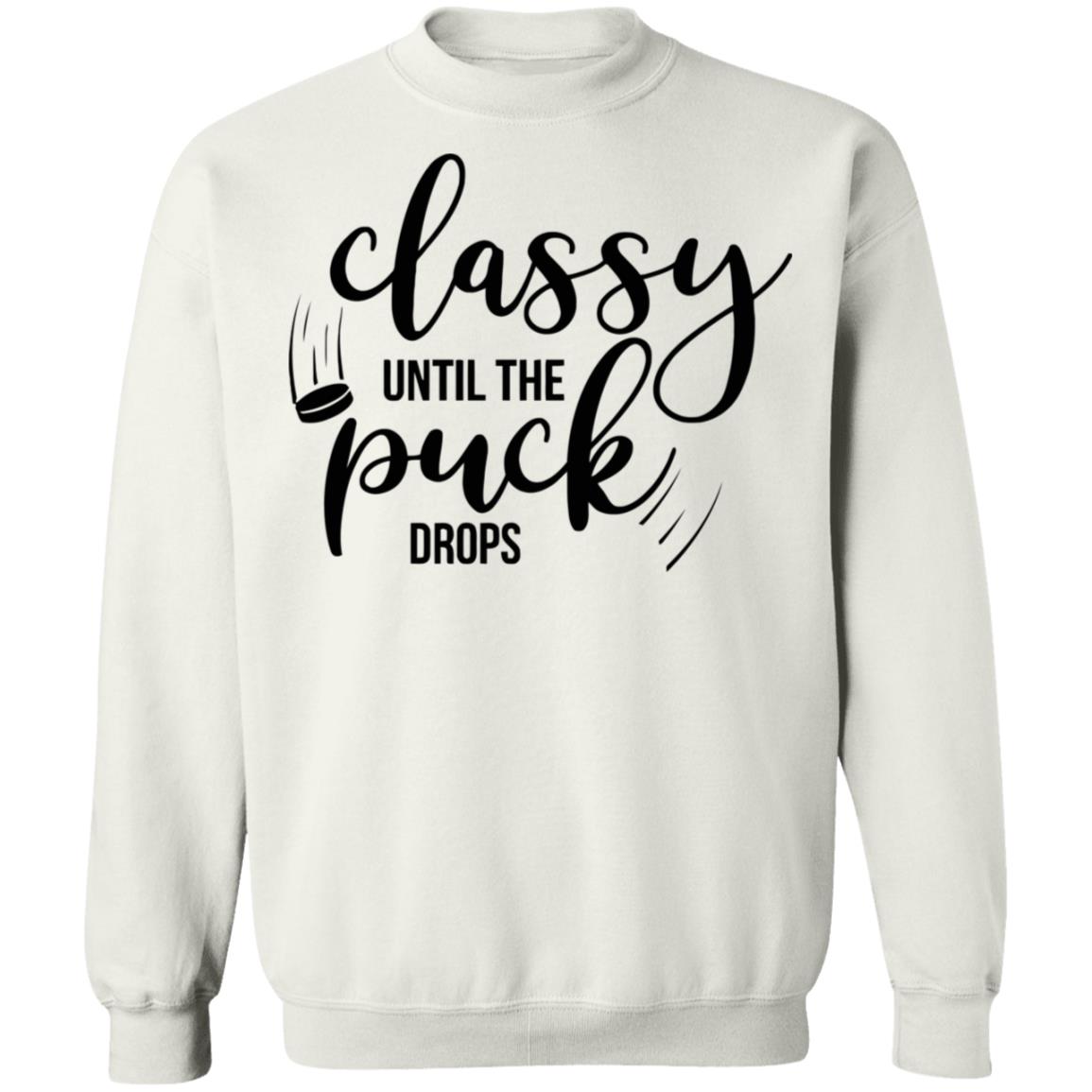 drop the puck shirt white hoodie sweatshirt - Teechipus