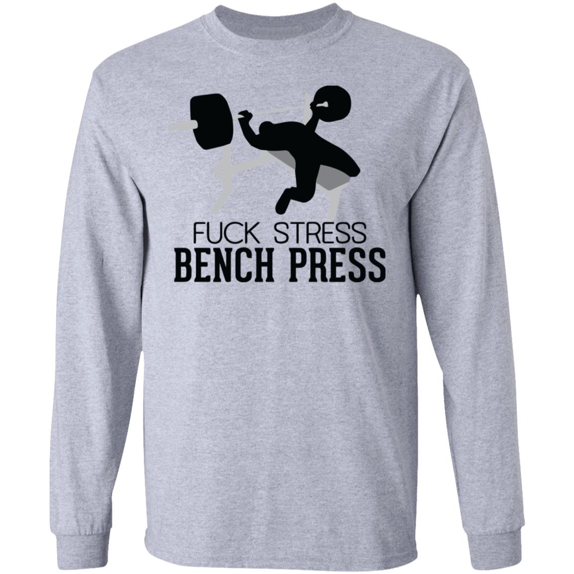 bench press shirt white hoodie sweatshirt - Teechipus