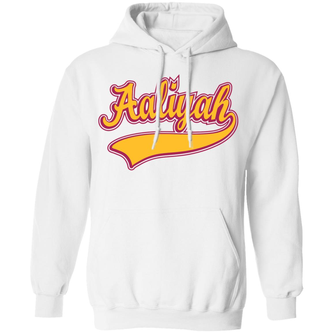 aaliyah shirt white hoodie sweatshirt - Teechipus