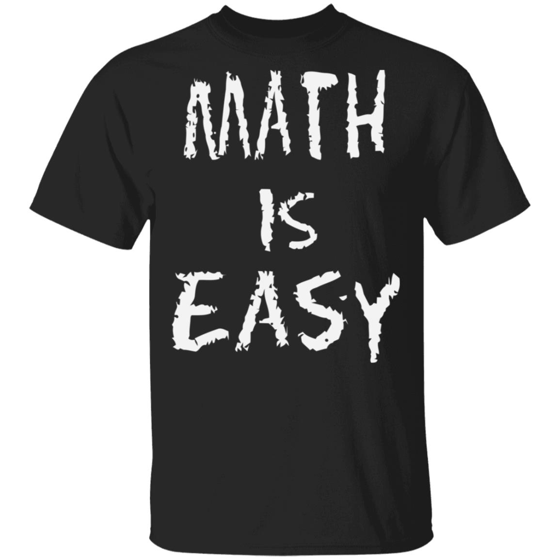 math is easy shirt black hoodie t shirt - Teechipus