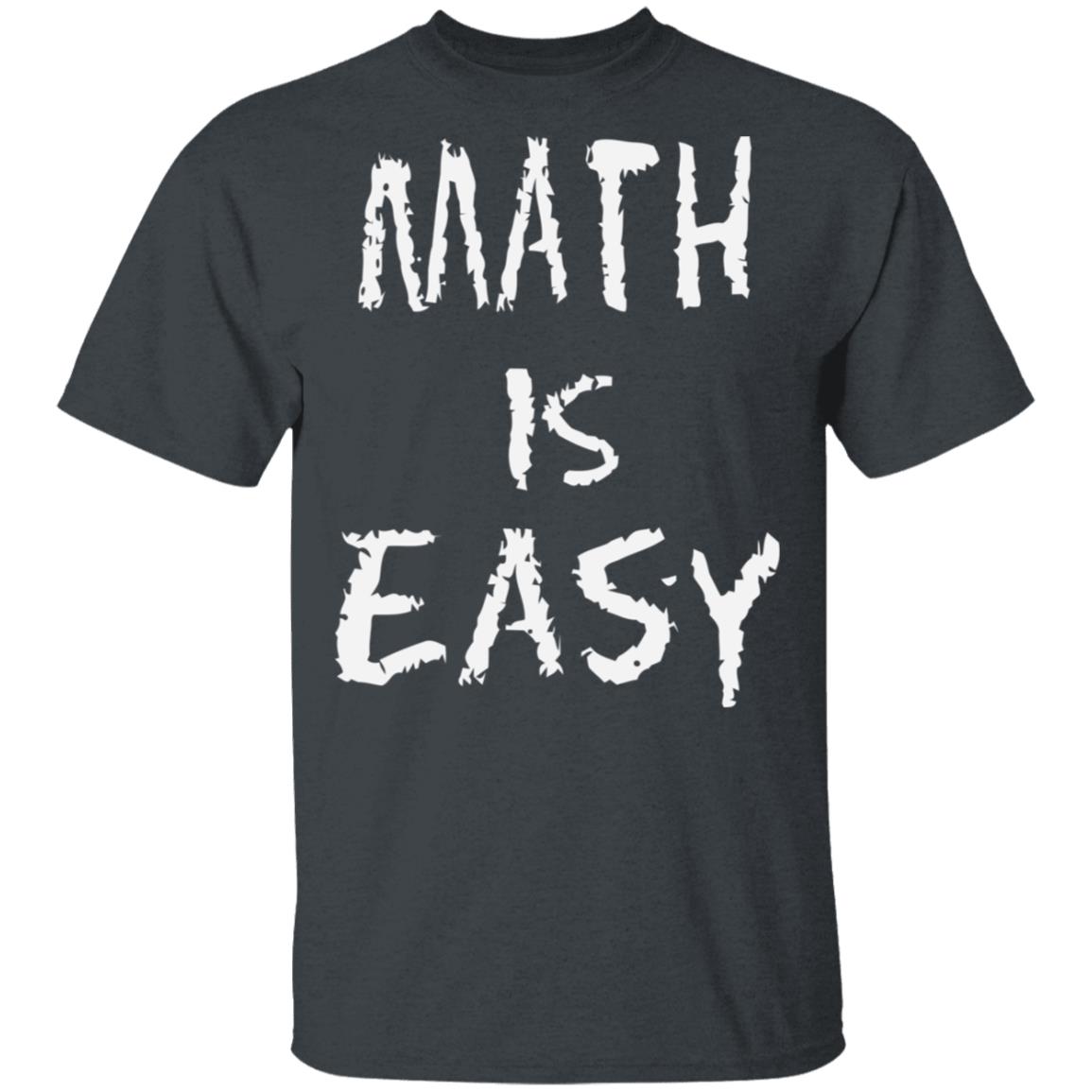 math is easy shirt black hoodie t shirt - Teechipus