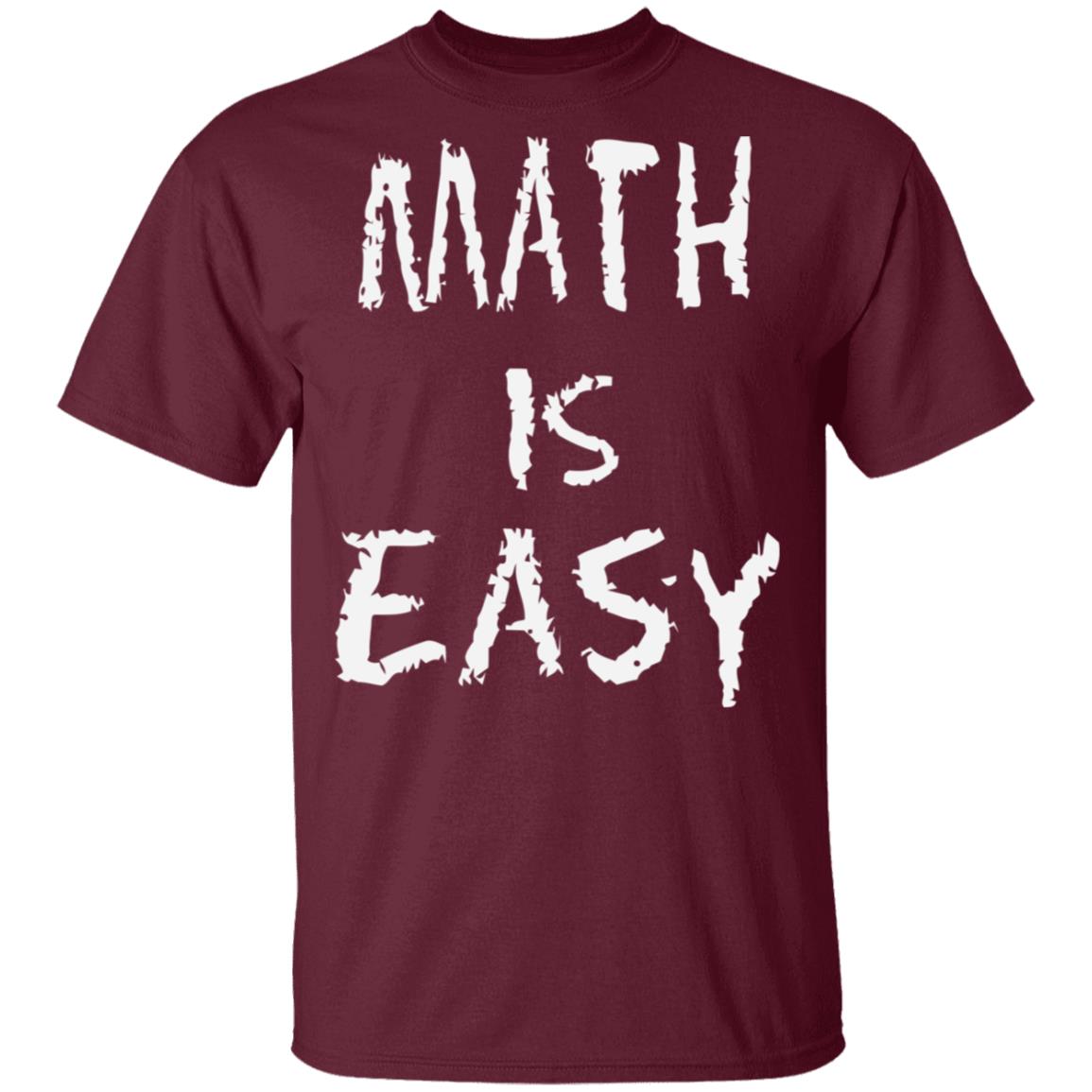 math is easy shirt black hoodie t shirt - Teechipus