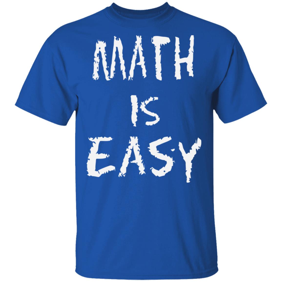 math is easy shirt black hoodie t shirt - Teechipus