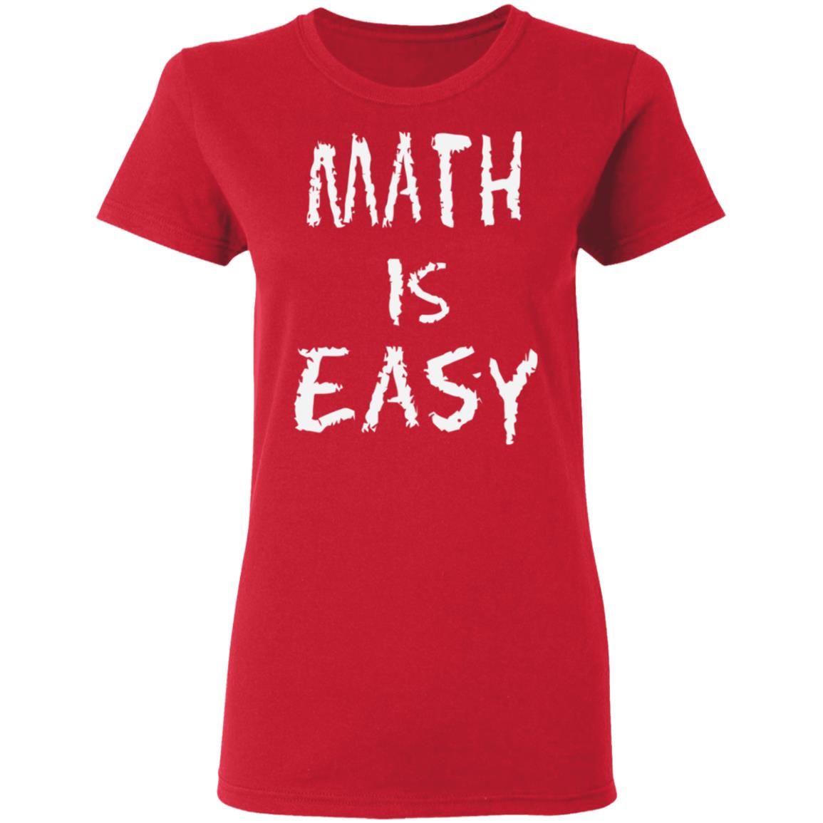 math is easy shirt black hoodie t shirt - Teechipus
