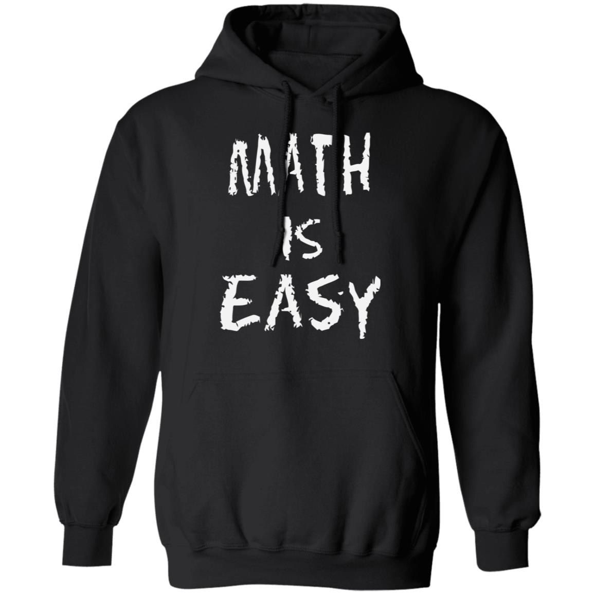 math is easy shirt black hoodie t shirt - Teechipus