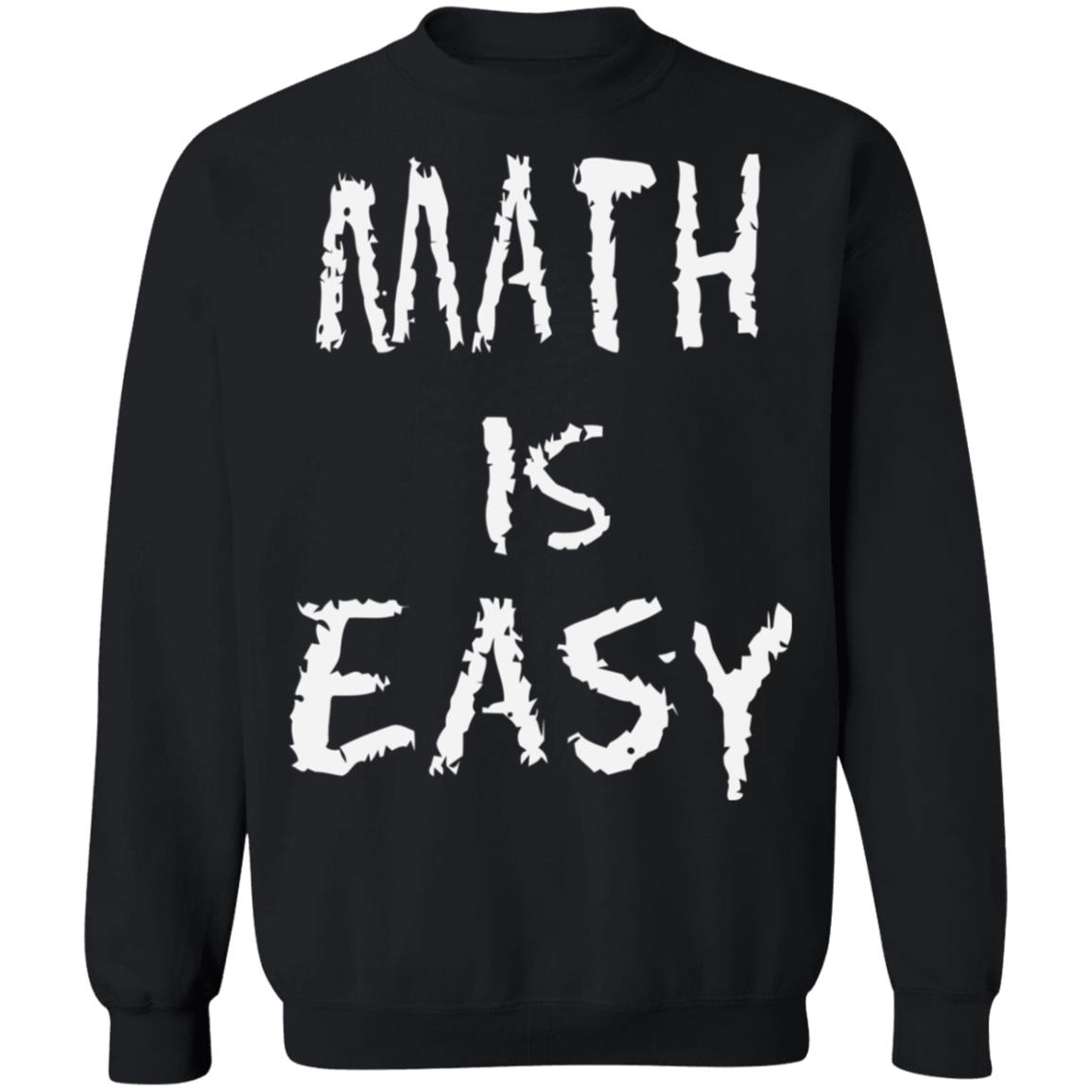 math is easy shirt black hoodie t shirt - Teechipus