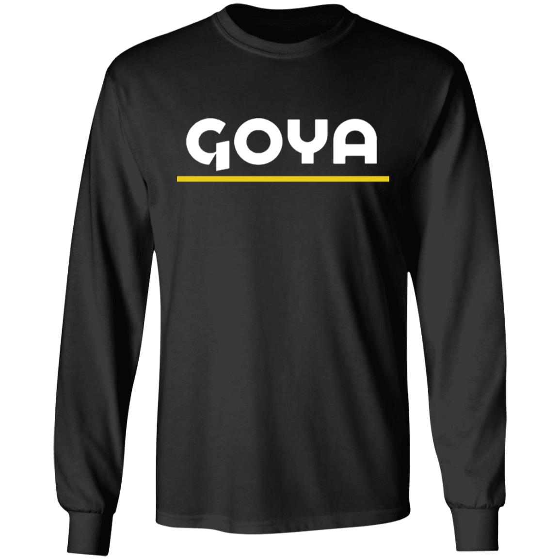 GOYA shirt black hoodie sweatshirt - Teechipus