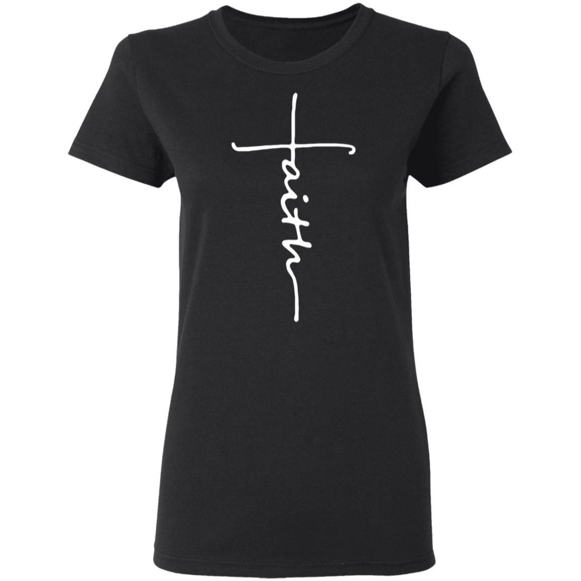 Faith T Shirt Black Hoodie Sweatshirt - Teechipus