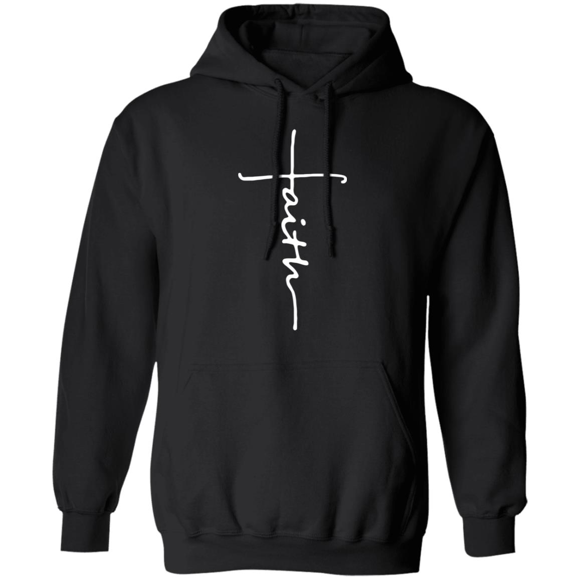 Faith T Shirt Black Hoodie Sweatshirt - Teechipus