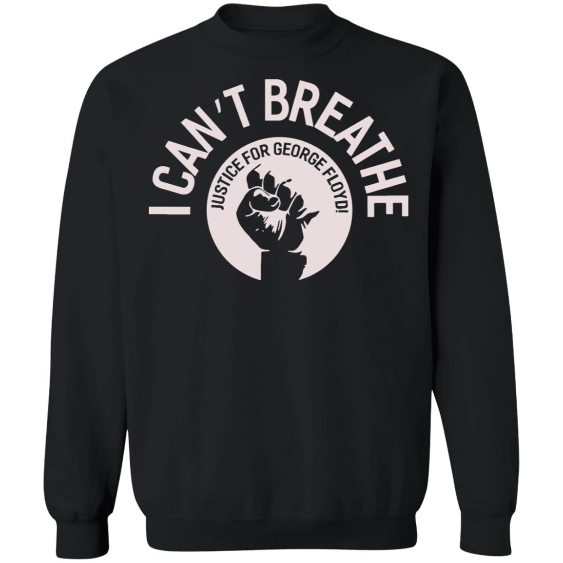 I Cant Breathe T Shirt Black Hoodie Sweatshirt - Teechipus