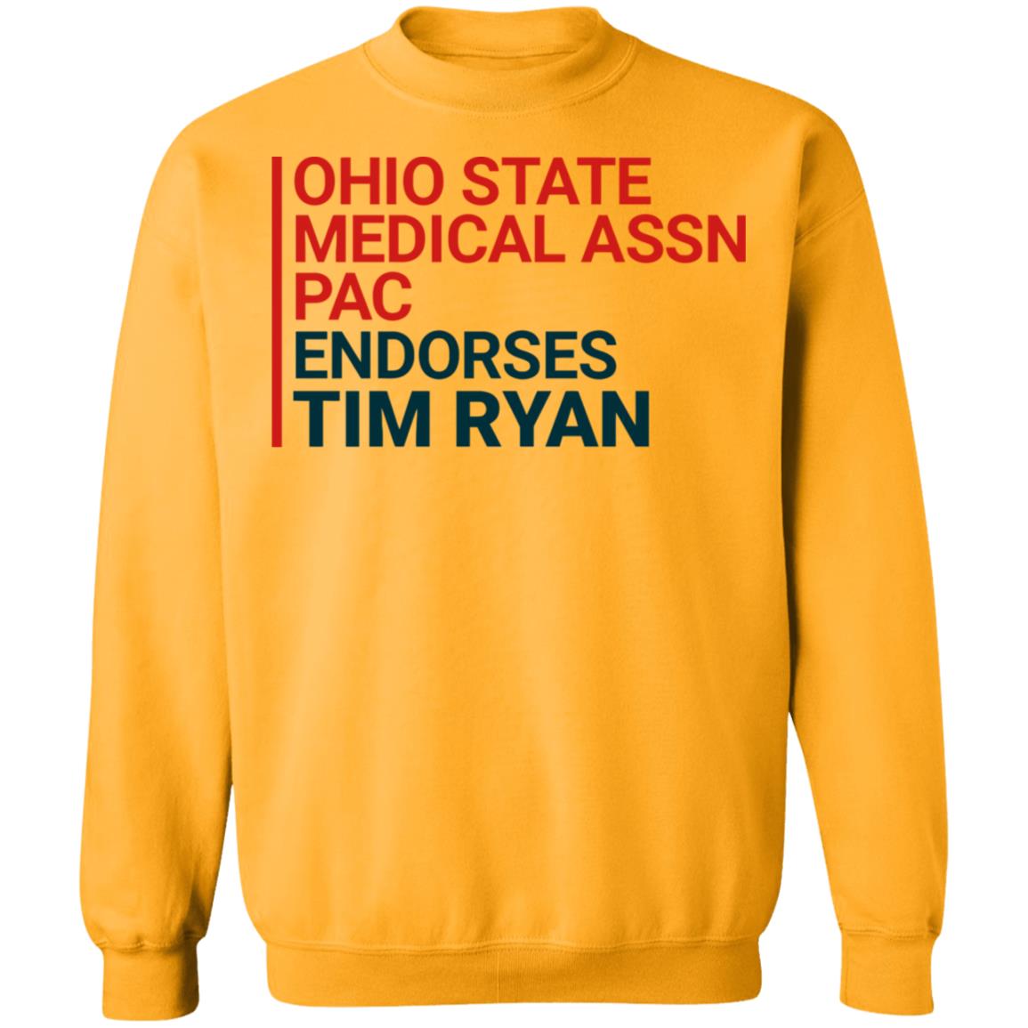 ohio state medical assn pac endorses tim ryan shirt - Teechipus