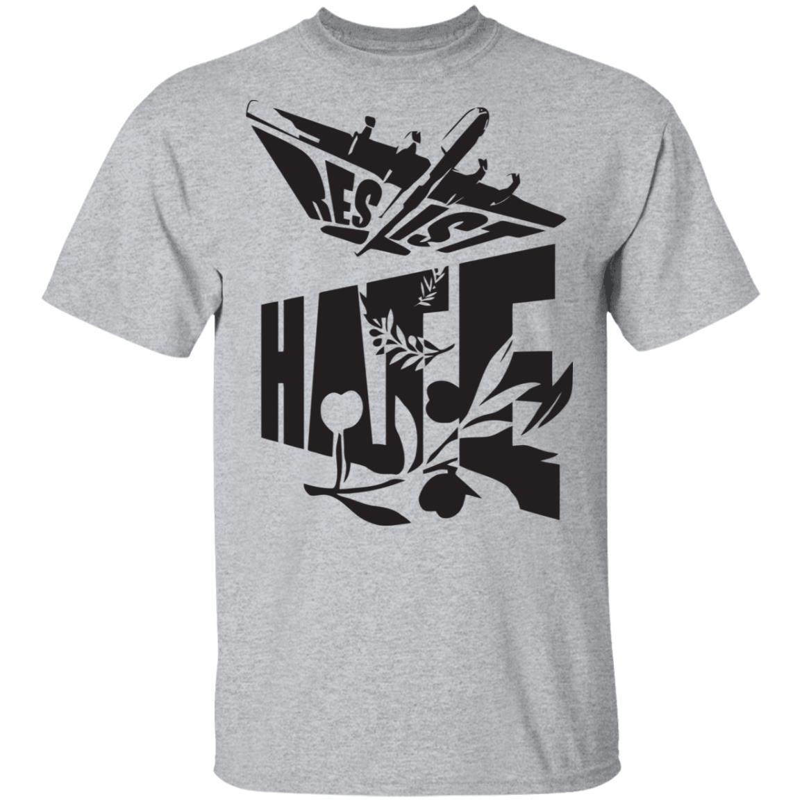 resist Hate e shirt - Teechipus
