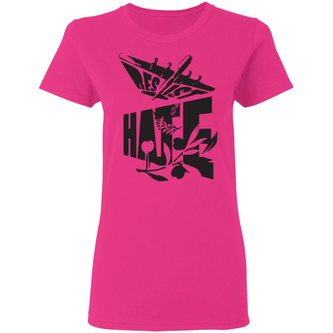 resist Hate e shirt - Teechipus