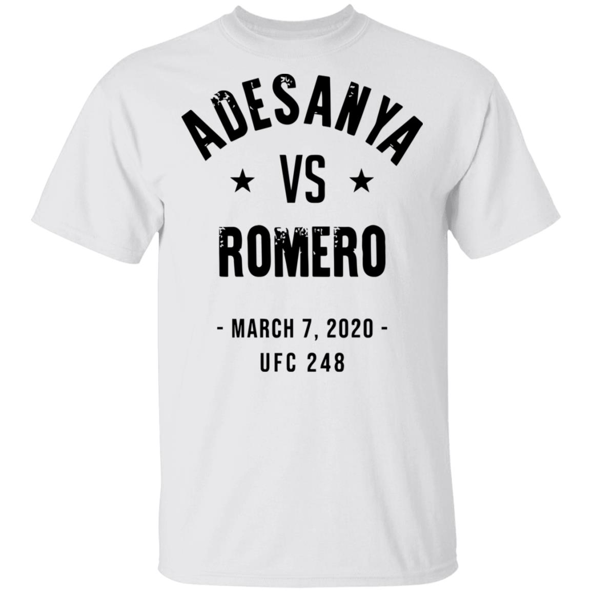 Israel Adesanya vs Yoel Romero UFC 248 Slim Fit T-Shirt - Teechipus