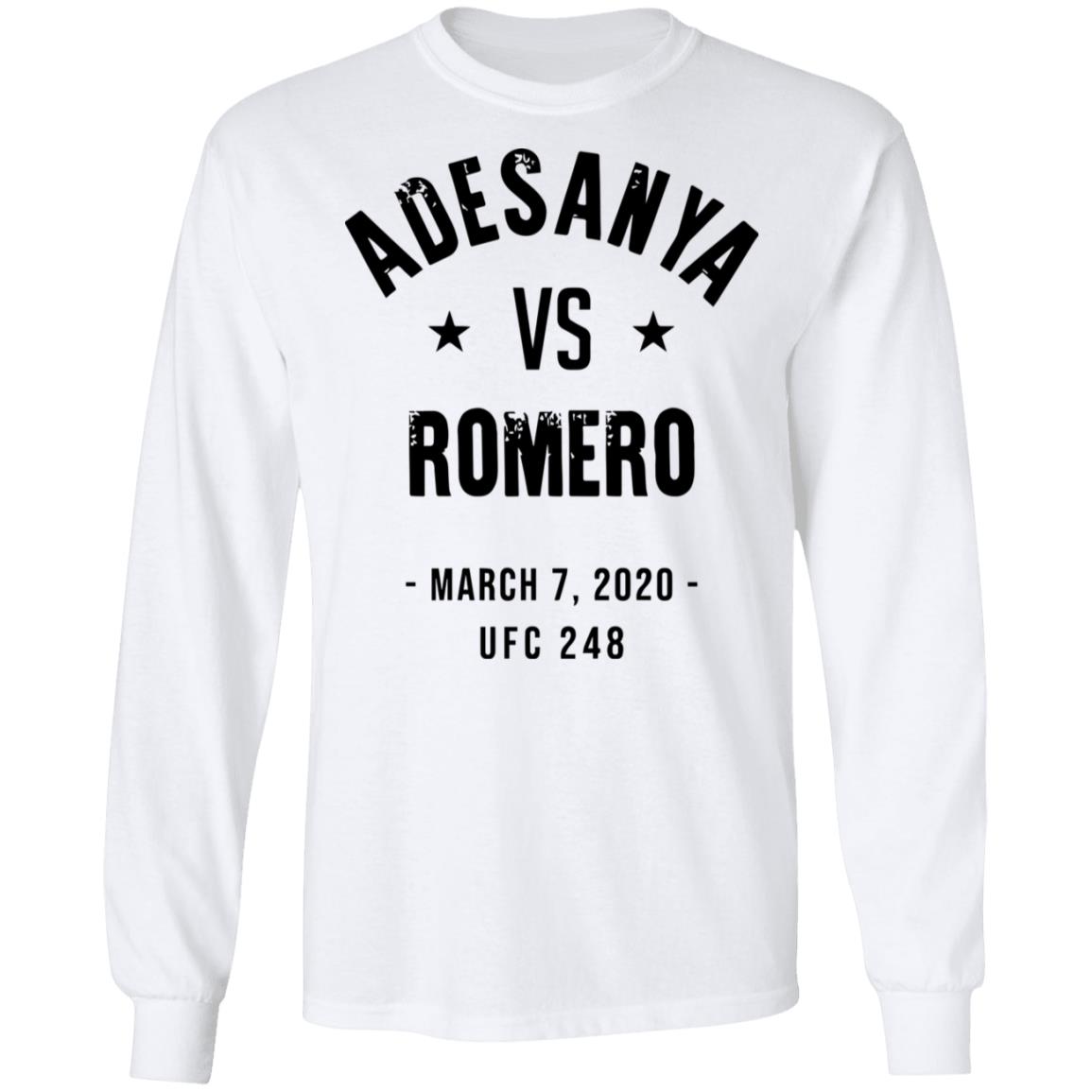 Israel Adesanya vs Yoel Romero UFC 248 Slim Fit T-Shirt - Teechipus