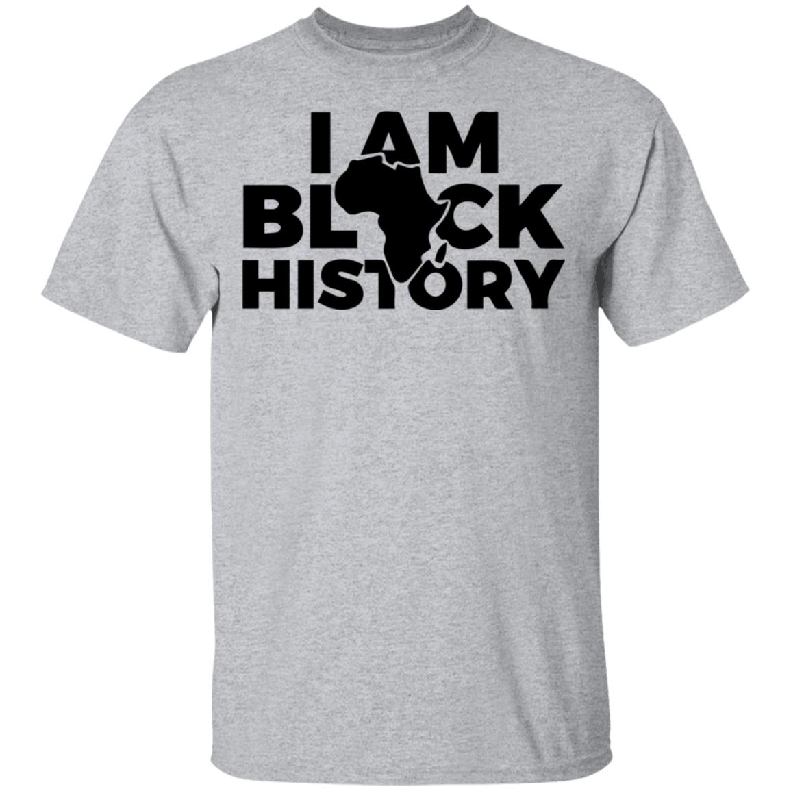 I AM BLACK HISTORY SHIRT White hoodie t shirt - Teechipus