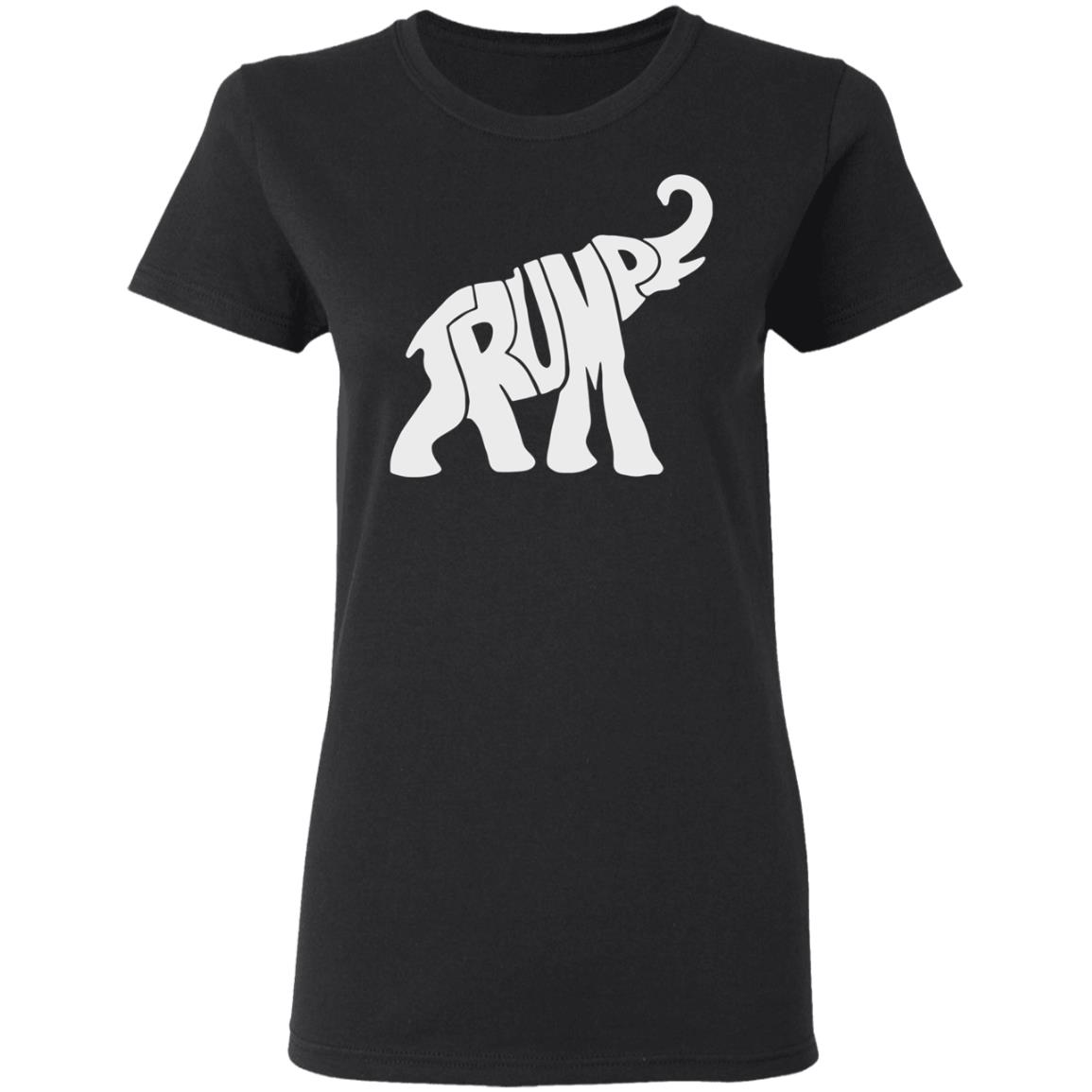 TRUMP Ladies T Shirt Black Hoodie sweatshirt - Teechipus