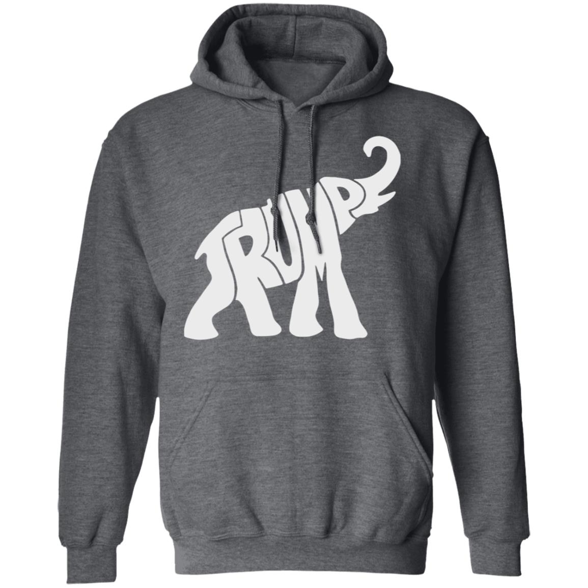 TRUMP Ladies T Shirt Black Hoodie sweatshirt - Teechipus