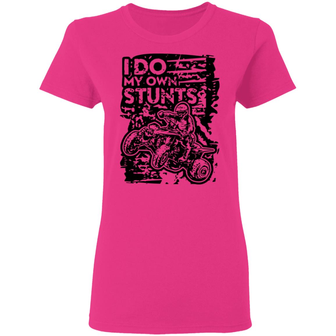 ATV Quad Own Stunts Black T Shirt - Teechipus