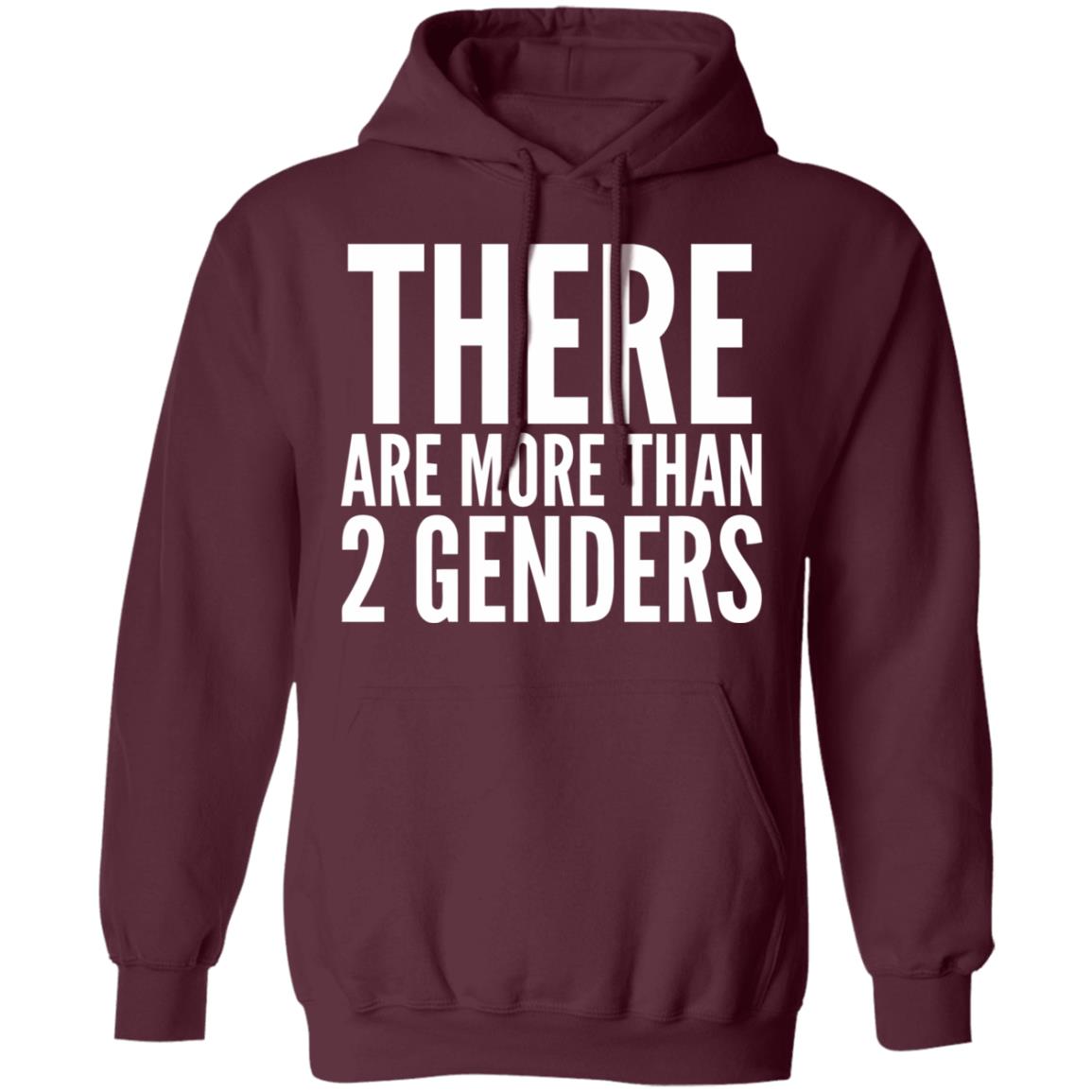 there are more than two genders shirt black hoodie - Teechipus
