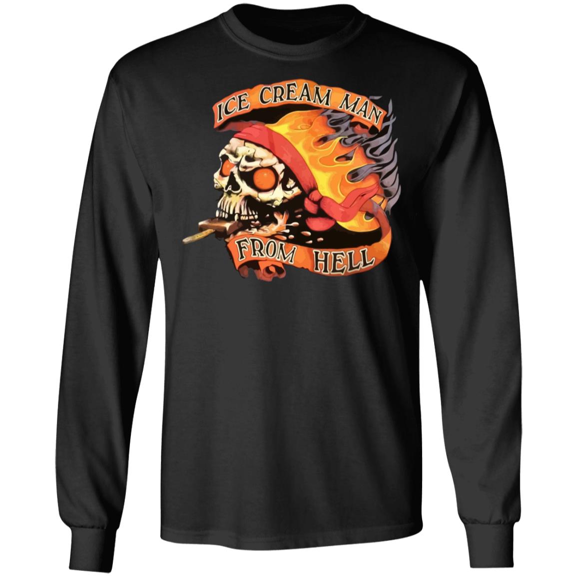 ice cream man from hell shirt black hoodie t shirt - Teechipus