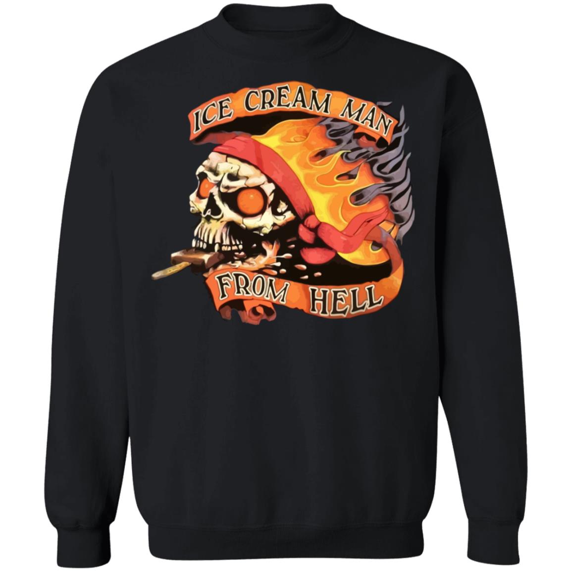 ice cream man from hell shirt black hoodie t shirt - Teechipus