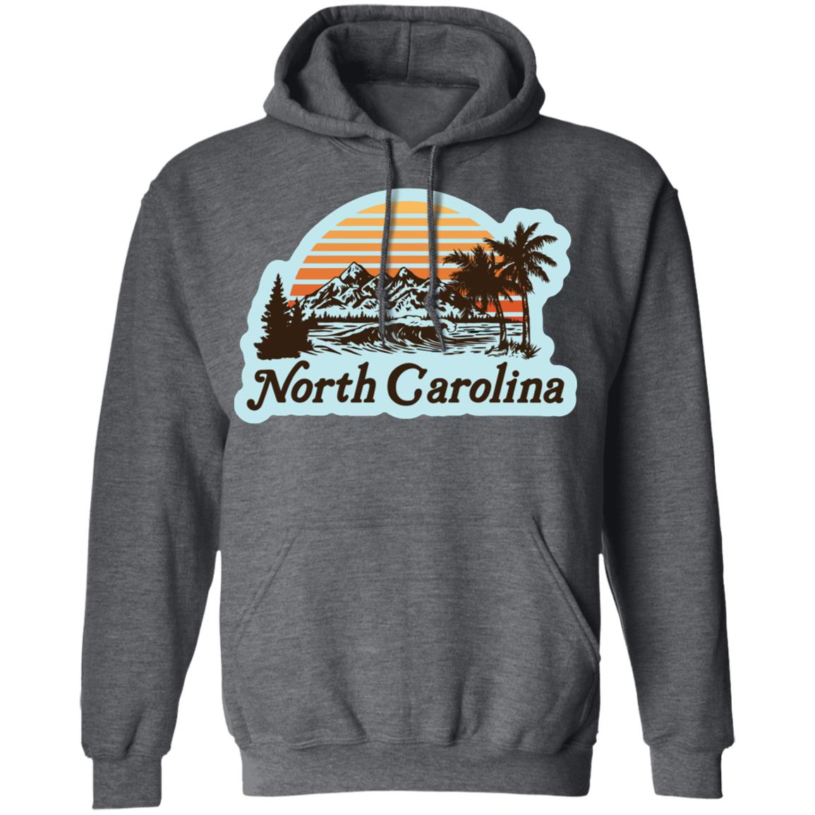 borth carolina shirt black hoodie sweatshirt - Teechipus